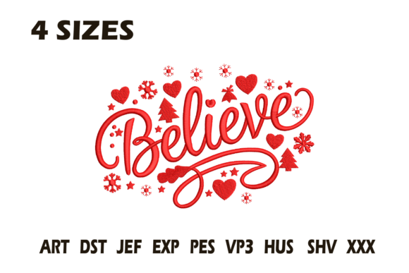Believe Christmas Embroidery Design Review