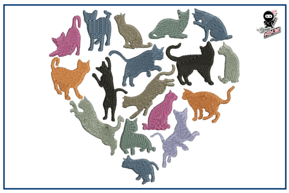 Cats Heart Embroidery: A Designer's Review for Personalized Gifts