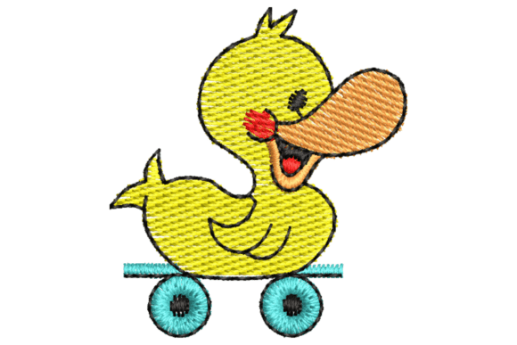 Cute Yellow Duck Embroidery Design Review
