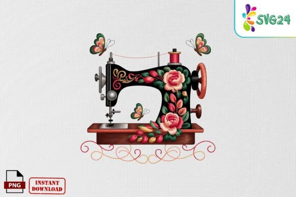 Floral Vintage Sewing Machine Embroidery Review