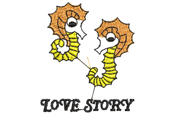 Intertwined Seahorses Embroidery Design Review