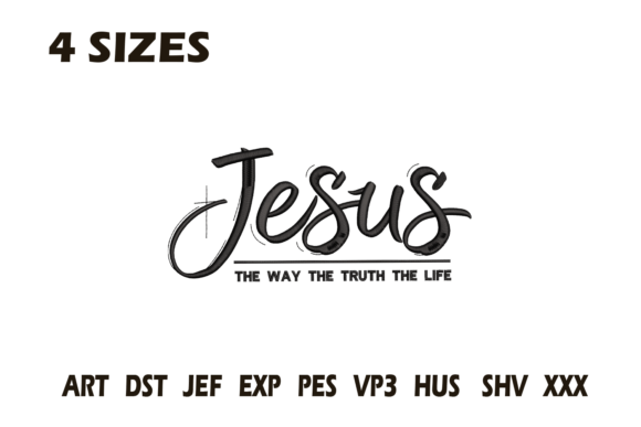 Jesus the Way the Truth Embroidery Review