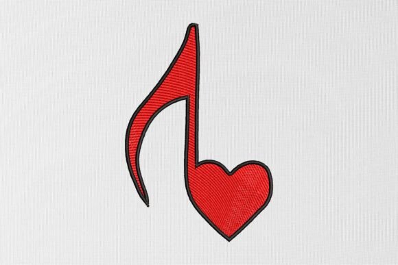 Love Music Note Embroidery Design Review