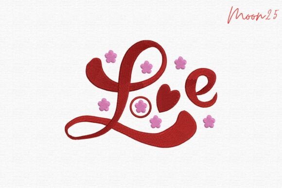 Love Script Heart Embroidery Design Review