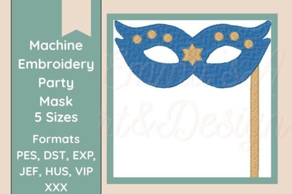 Party Mask Machine Embroidery Design Review