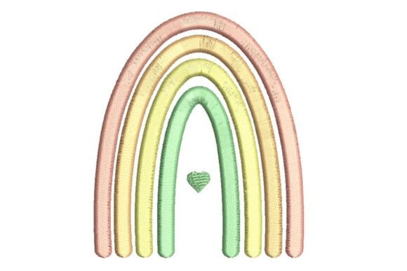 Pastel Rainbow Embroidery Review for Boutique Sweatshirts
