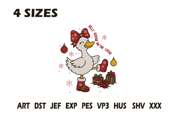 Silly Goose Christmas Embroidery Review