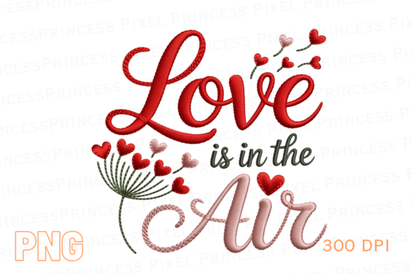 Valentine s Day Embroidery Heart PNG