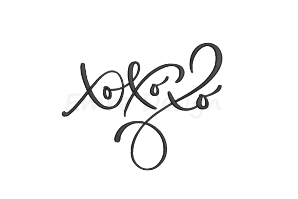 XOXO Embroidery Design, Valentine s Day Review